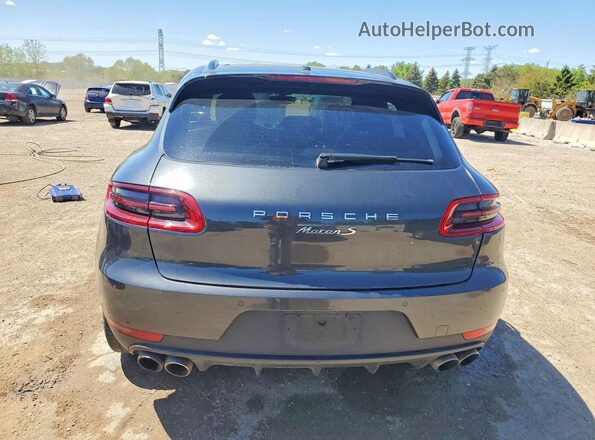 WP1AB2A56HLB15523 2017 PORSCHE MACAN Gray უკანა ხედი