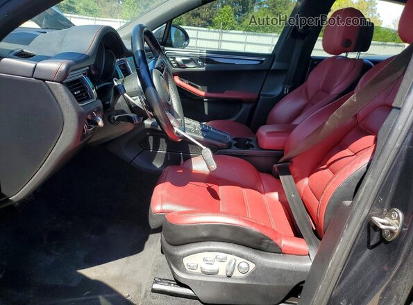 WP1AB2A56HLB15523 2017 PORSCHE MACAN Gray წინა სალონის ხედი