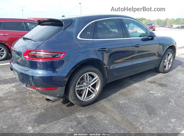 WP1AB2A56JLB35079 2018 PORSCHE MACAN Blue Задня права чверть