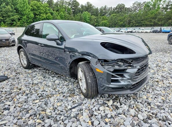 WP1AB2A56KLB33284 2019 PORSCHE MACAN Charcoal Передня права чверть