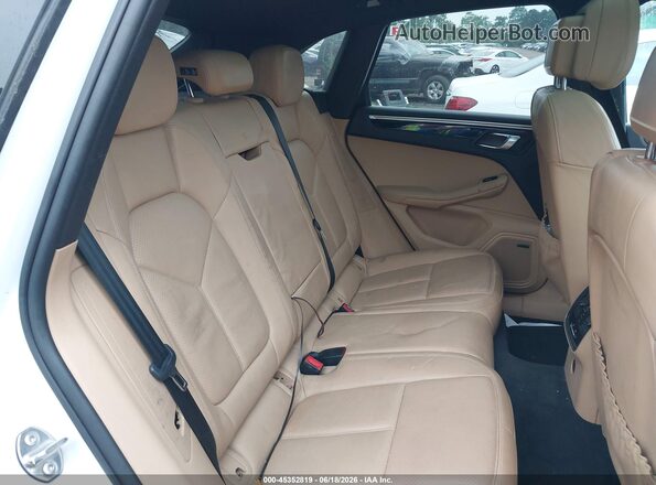 WP1AB2A57JLB37262 2018 PORSCHE MACAN White VIN sticker view