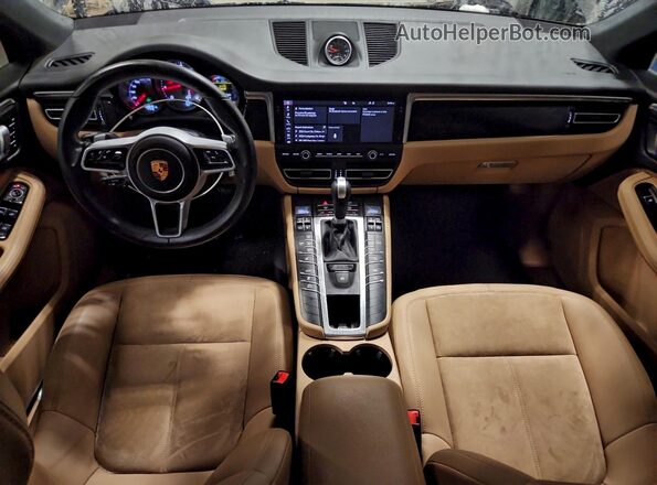 WP1AB2A58MLB35511 2021 PORSCHE MACAN Charcoal Առջևի վահանակի տեսք