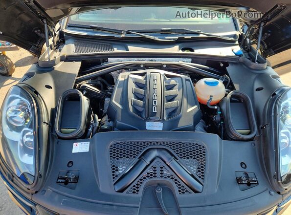 WP1AB2A59HLB13622 2017 PORSCHE MACAN Black Вид підкапотного простору