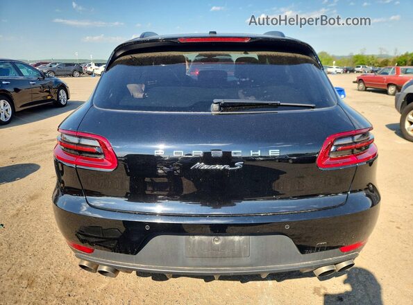 WP1AB2A59HLB13622 2017 PORSCHE MACAN Black Вид ззаду