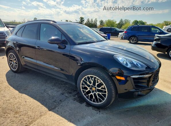 WP1AB2A59HLB13622 2017 PORSCHE MACAN Black Передня права чверть