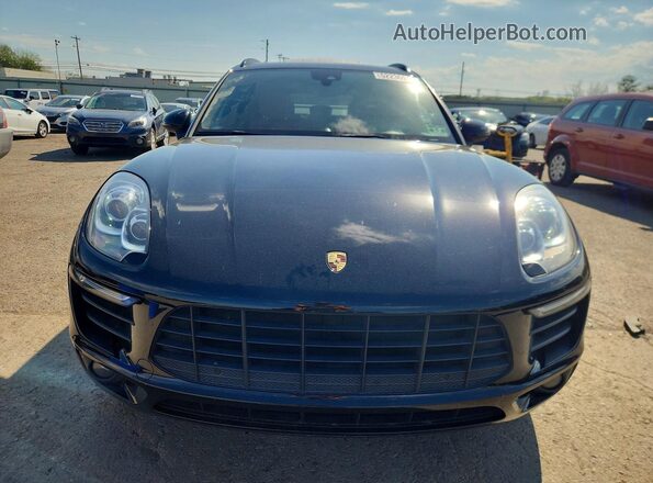 WP1AB2A59HLB13622 2017 PORSCHE MACAN Black Вид спереду