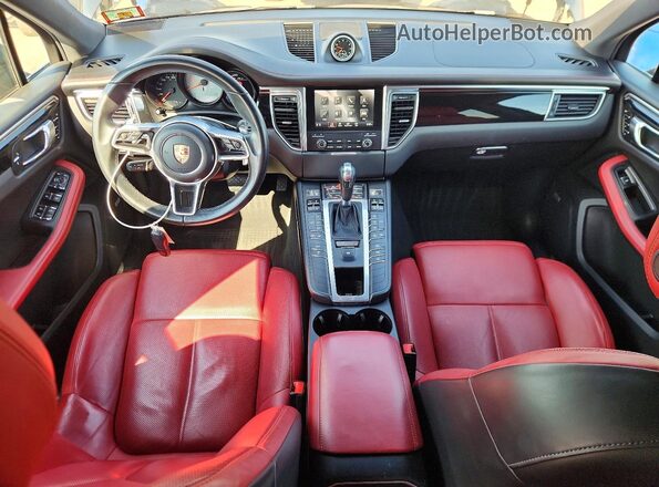 WP1AB2A59HLB13622 2017 PORSCHE MACAN Black Вид панелі приладів