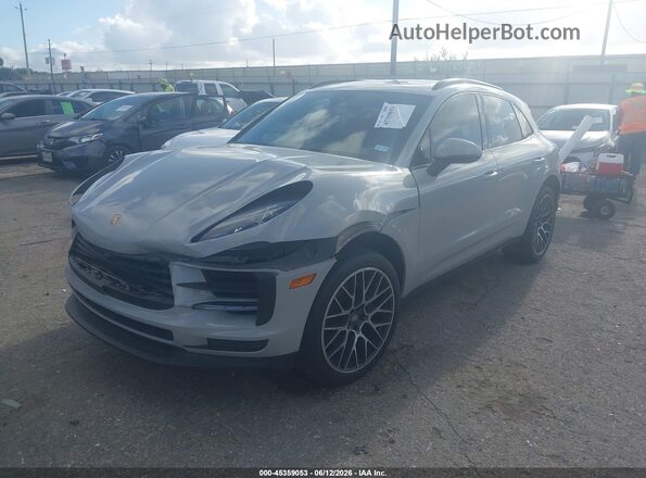 WP1AB2A5XMLB38233 2021 PORSCHE MACAN Gray Przód lewy