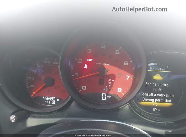 WP1AB2A5XMLB38233 2021 PORSCHE MACAN Gray Widok tylnych siedzeń