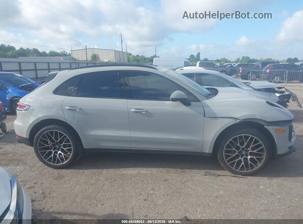 WP1AB2A5XMLB38233 2021 PORSCHE MACAN Gray Widok wnętrza z tyłu