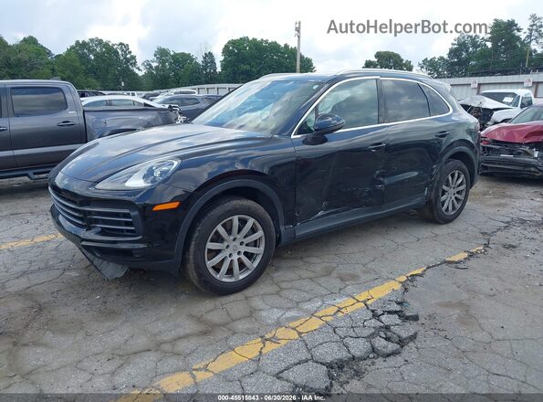 WP1AB2AY3KDA61688 2019 PORSCHE CAYENNE Черный Передняя левая четверть
