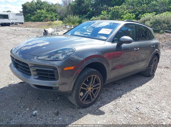 WP1AB2AY4KDA64650 2019 PORSCHE CAYENNE Gray Front left