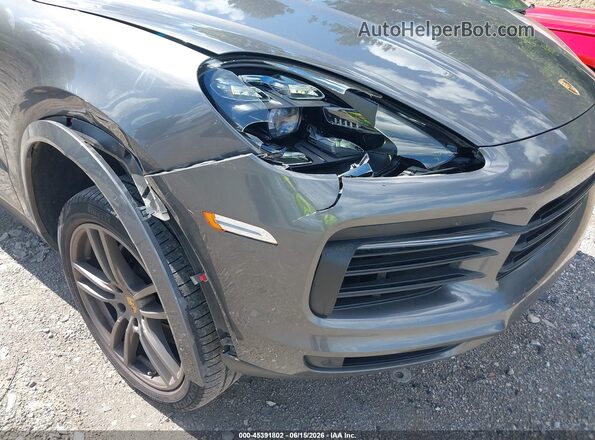WP1AB2AY4KDA64650 2019 PORSCHE CAYENNE Gray Front view