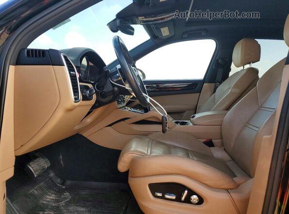 WP1AB2AY6MDA29028 2021 PORSCHE CAYENNE Black წინა სალონის ხედი