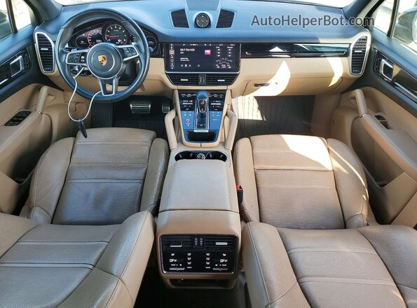 WP1AB2AY6MDA29028 2021 PORSCHE CAYENNE Black წინა პანელის ხედი