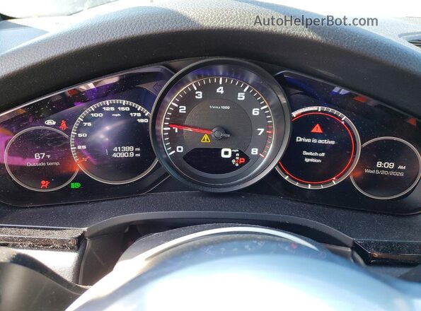 WP1AB2AY7KDA63086 2019 PORSCHE CAYENNE Black Սարքավորումների վահանակի տեսք