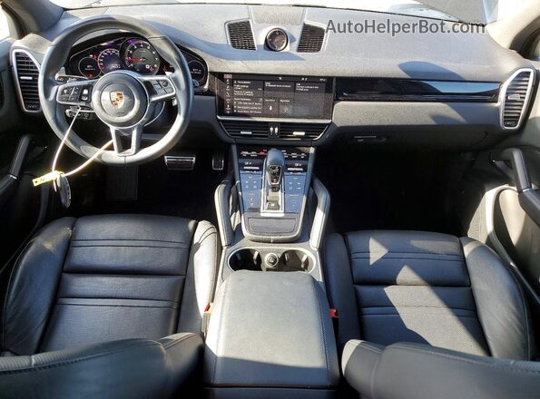 WP1AB2AY7KDA63086 2019 PORSCHE CAYENNE Black Առջևի վահանակի տեսք