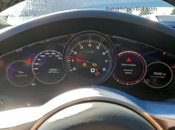 WP1AB2AY8NDA31624 2022 PORSCHE CAYENNE White Սարքավորումների վահանակի տեսք