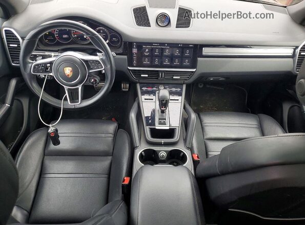 WP1AB2AY9KDA61243 2019 PORSCHE CAYENNE Black Dashboard view