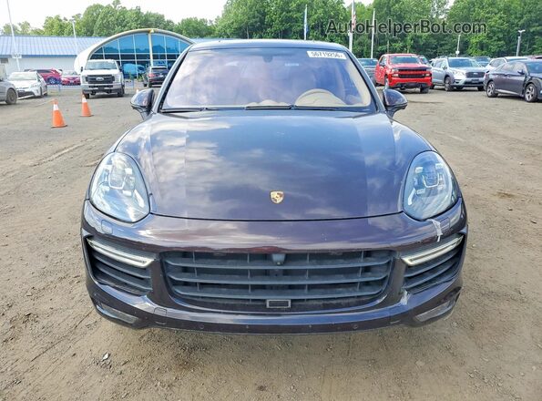 WP1AC2A20GLA88160 2016 PORSCHE CAYENNE Purple Դիմացի տեսք