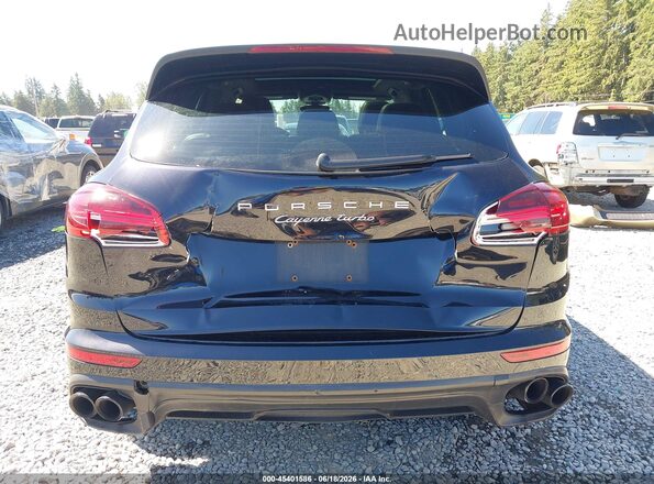WP1AC2A29GLA88402 2016 PORSCHE CAYENNE Черный Вид спереди