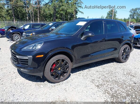 WP1AC2A29GLA88402 2016 PORSCHE CAYENNE Черный Передняя левая четверть