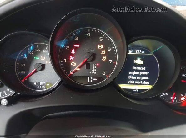 WP1AD2A24HLA83591 2017 PORSCHE CAYENNE Blue Vista de los asientos traseros