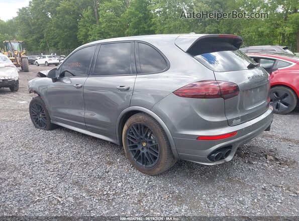 WP1AD2A25GLA77538 2016 PORSCHE CAYENNE Gray Հետևի ձախ