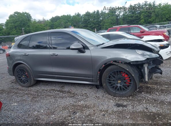 WP1AD2A25GLA77538 2016 PORSCHE CAYENNE Gray Սալոնի հետևի տեսք