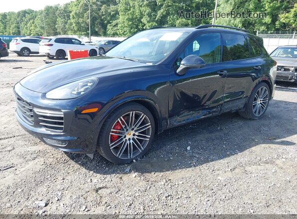 WP1AD2A27HLA82225 2017 PORSCHE CAYENNE Black Vista tres cuartos delantera izquierda