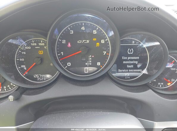 WP1AD2A27HLA82225 2017 PORSCHE CAYENNE Black Vista de los asientos traseros