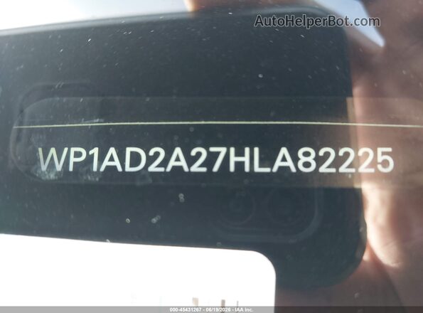 WP1AD2A27HLA82225 2017 PORSCHE CAYENNE Black 