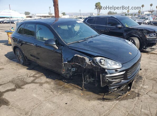 WP1AE2A20HLA71998 2017 PORSCHE CAYENNE Черный Передняя правая четверть
