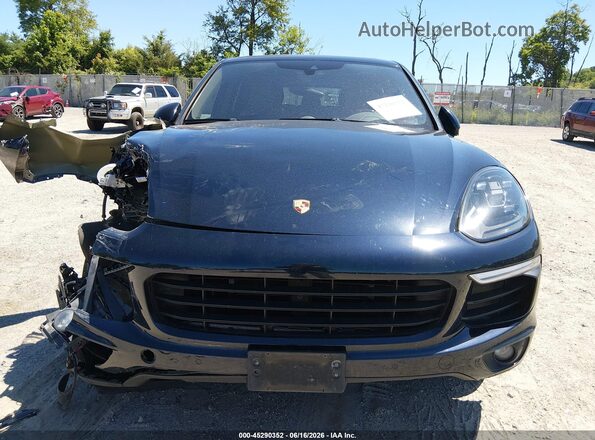 WP1AE2A25HLA75271 2017 PORSCHE CAYENNE Blue Սալոնի հետևի տեսք