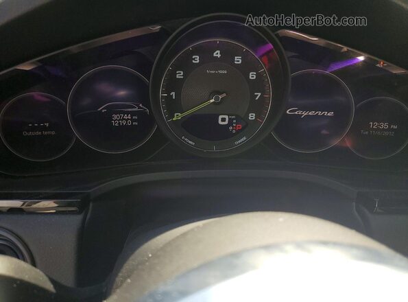 WP1AE2AY6PDA12869 2023 PORSCHE CAYENNE Silver Սարքավորումների վահանակի տեսք