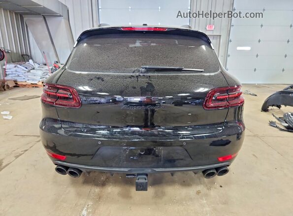 WP1AF2A55HLB60098 2017 PORSCHE MACAN Black Widok z tyłu