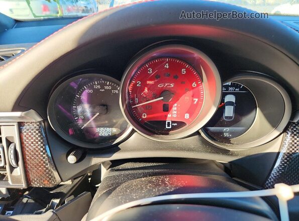 WP1AF2A58PLB56805 2023 PORSCHE MACAN Gray Սարքավորումների վահանակի տեսք