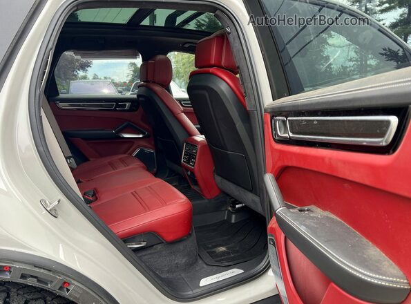 WP1AF2AY1MDA36070 2021 PORSCHE CAYENNE Gray Հետևի տեսք