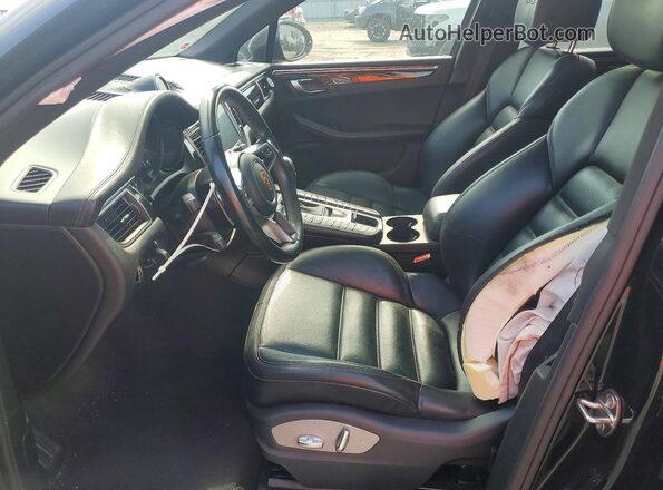 WP1AG2A50JLB61534 2018 PORSCHE MACAN Black Սալոնի դիմացի տեսք