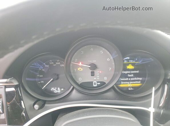 WP1AG2A51PLB39860 2023 PORSCHE MACAN Blue Սարքավորումների վահանակի տեսք