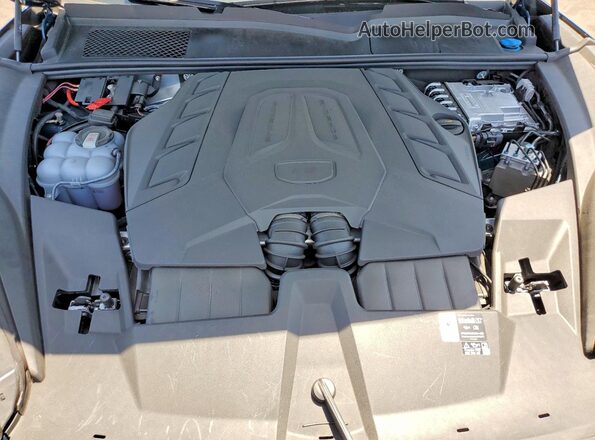 WP1AG2AY3SDA25629 2025 PORSCHE CAYENNE Blue Vista del compartimento del motor