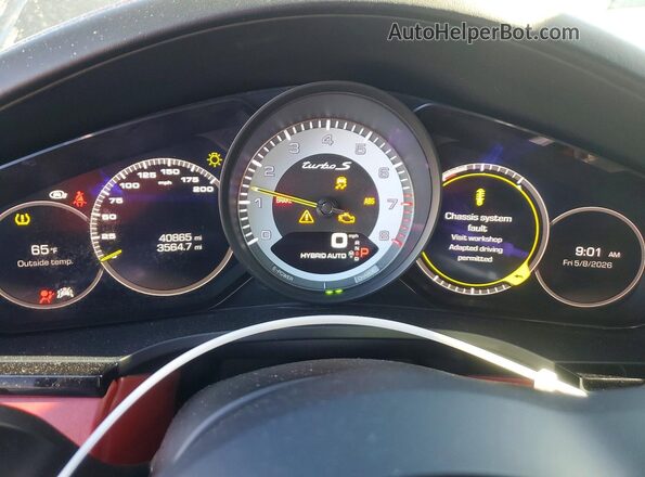 WP1AH2AY6LDA44156 2020 PORSCHE CAYENNE Gray Vista del cuadro de instrumentos