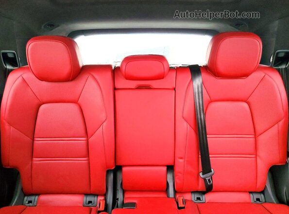 WP1AH2AY6PDA22034 2023 PORSCHE CAYENNE Red Հետևի նստատեղերի տեսք