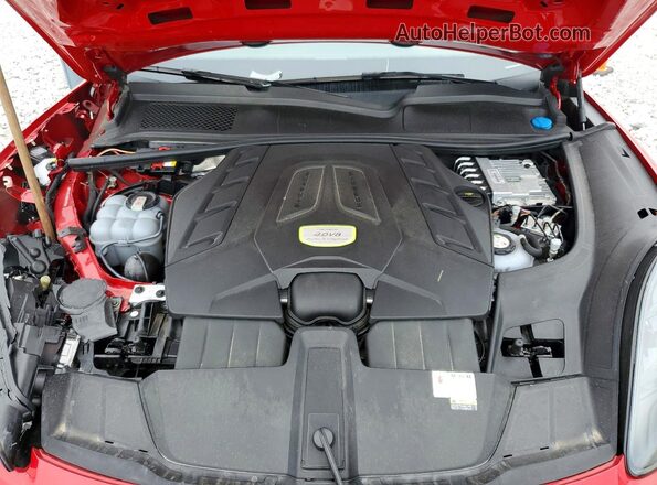 WP1AH2AY6PDA22034 2023 PORSCHE CAYENNE Red Շարժիչի բաժամունքի տեսք
