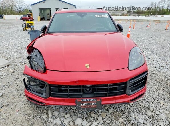 WP1AH2AY6PDA22034 2023 PORSCHE CAYENNE Red Դիմացի տեսք