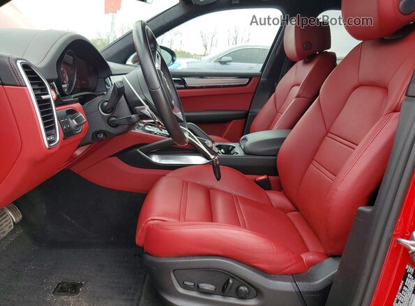 WP1AH2AY6PDA22034 2023 PORSCHE CAYENNE Red Սալոնի դիմացի տեսք