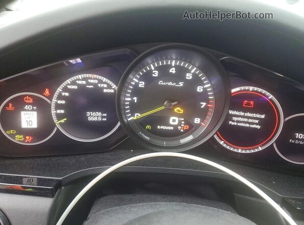 WP1AH2AYXPDA22067 2023 PORSCHE CAYENNE Black Вид щитка приладів