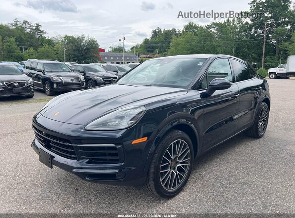 WP1BA2AY1MDA42471 2021 PORSCHE CAYENNE Dark Blue Առջևի ձախ երեք քառորդ տեսարան