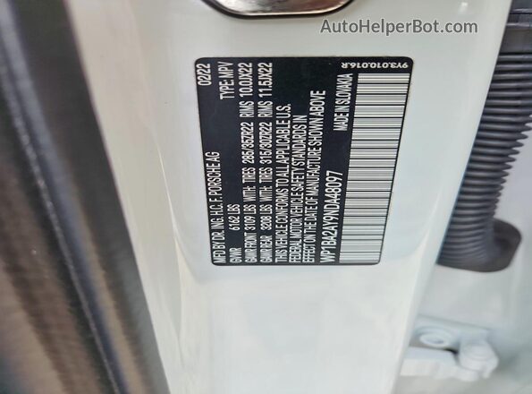 WP1BA2AY9NDA48097 2022 PORSCHE CAYENNE Gray 