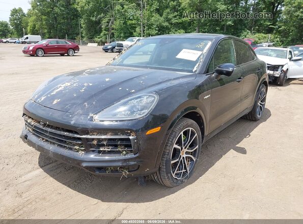 WP1BE2AY8LDA55060 2020 PORSCHE CAYENNE Black Առջևի ձախ երեք քառորդ տեսարան